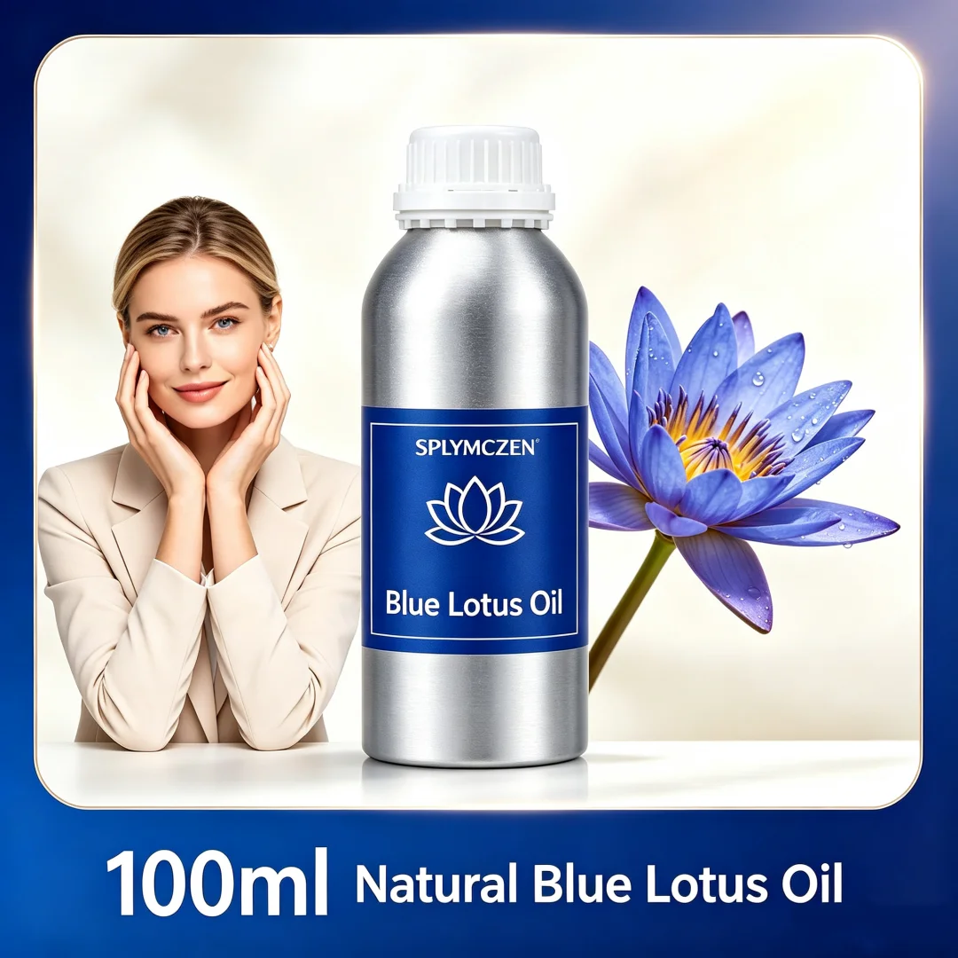 SPLYMCZEN Blue Lotus Fragrance Oil 100ml For Soap Making DIY Handmade Soap Candle Diffuser Home Scent Raw Material