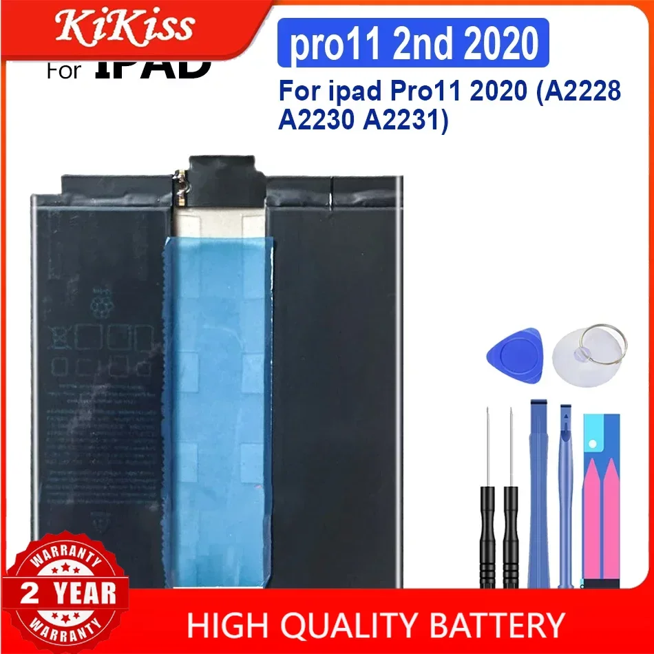 Battery for iPad Pro 11 2018, 1st, 2nd, 2020, A1980, A2013, A1934, A1979, A2042, A2228, A2230, A2231, 2rd 2th Tablet