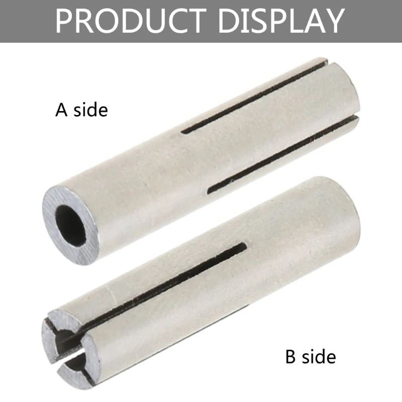 6 มม.ถึง 3.175 มม.1/8 'เหล็กแกะสลัก Router เครื่องมืออะแดปเตอร์สำหรับ COLLET Dropship