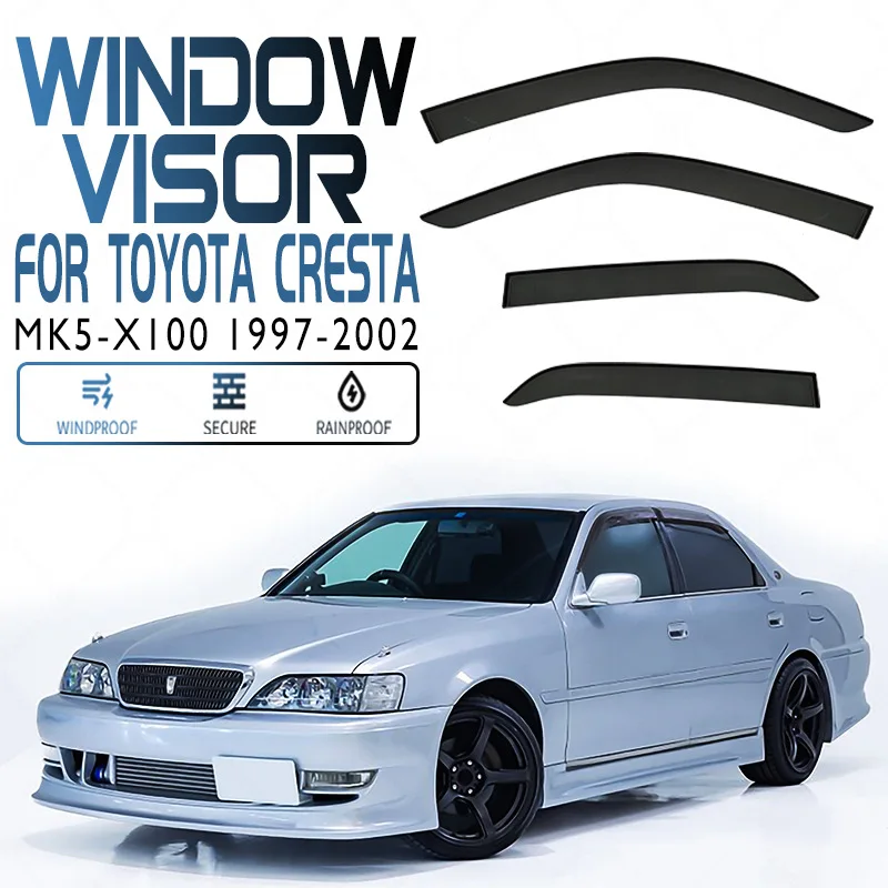 

For Toyota Cresta 1992-2002 Car Window Visor Awning Shelters Windshield Side Window Rain Sun Shade Auto Accessories