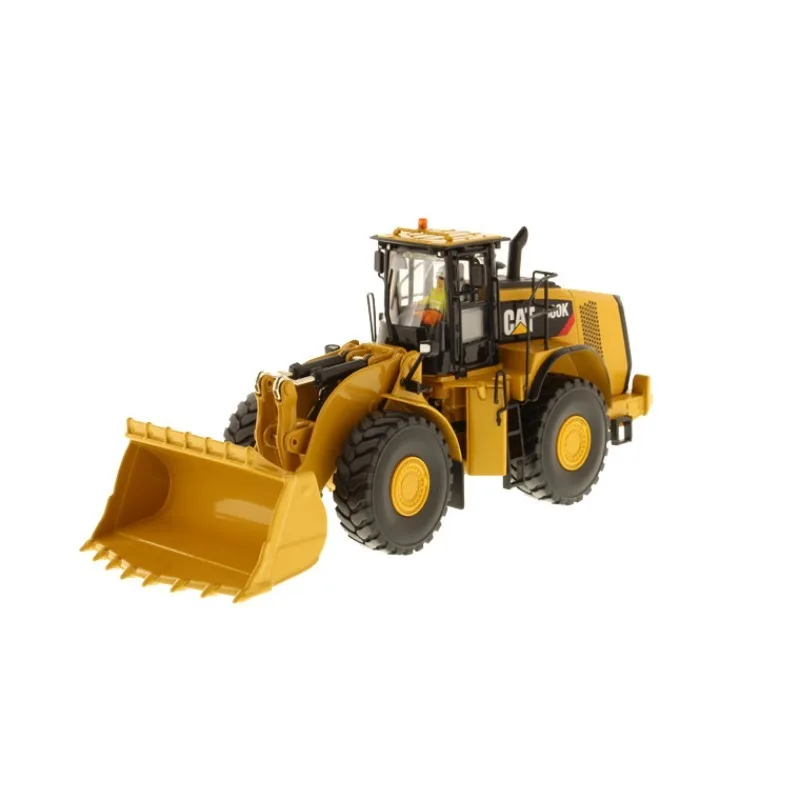 DM для Caterpillar CAT 980K колесный погрузчик из сплава, инженерный грузовик, вилочный погрузчик, модель 1:50 85296