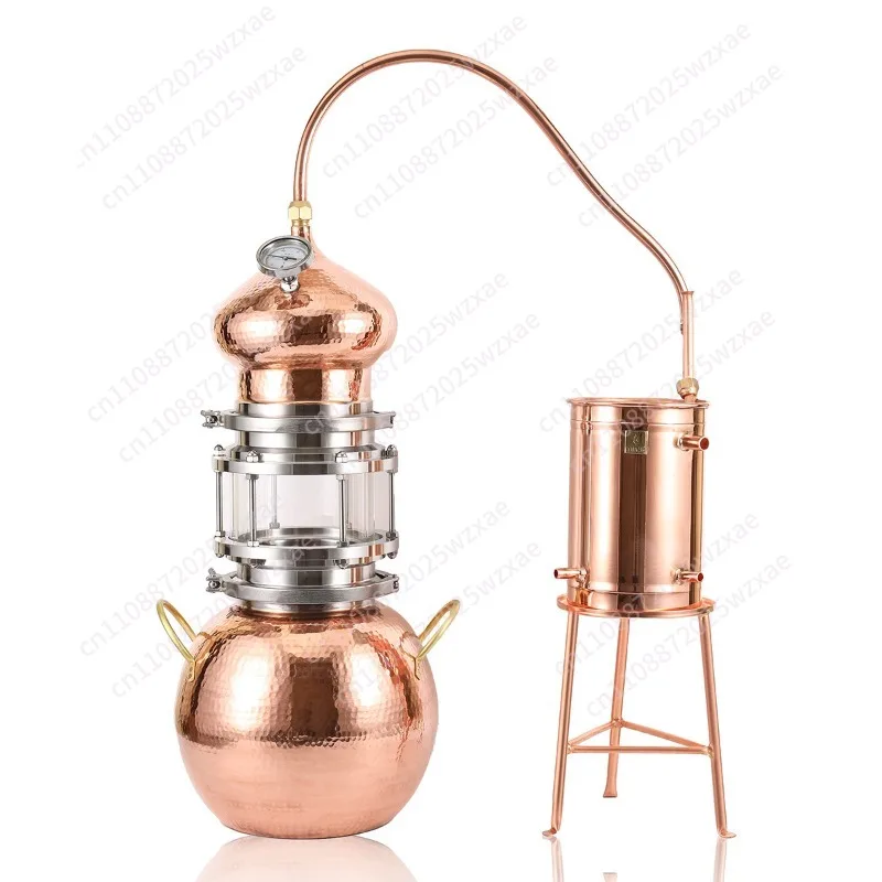 Copper distiller, wine filter, pure copper small distiller glass extractor