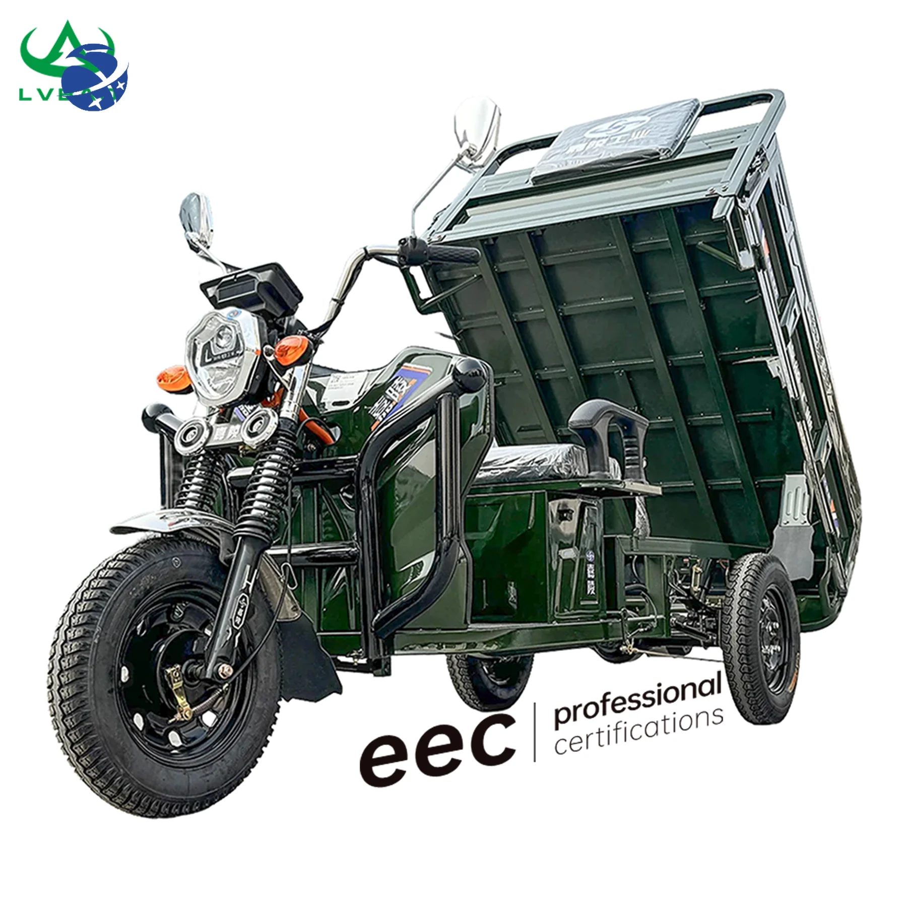 

LB-LB160G2 Heavy duty electric cargo vehicle 1500W high speed three wheel cargo bike truck cargo tricycle