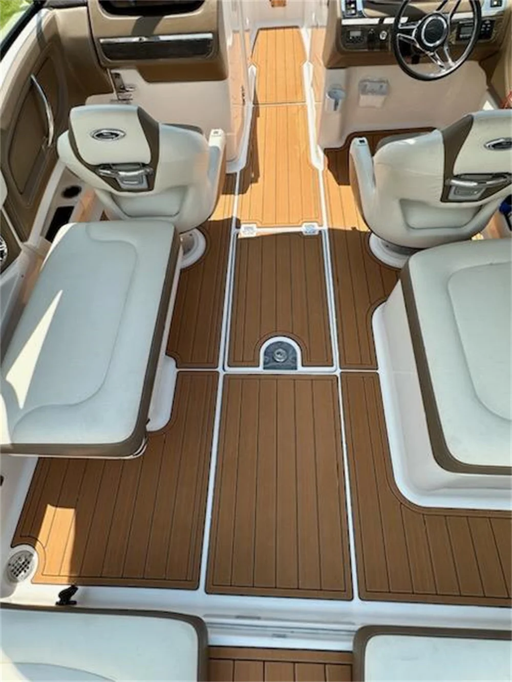 

2000 Centurion Elite V Cockpit No Hinges Pad Boat EVA Foam Teak Deck Floor Mat hujfuty77tihk