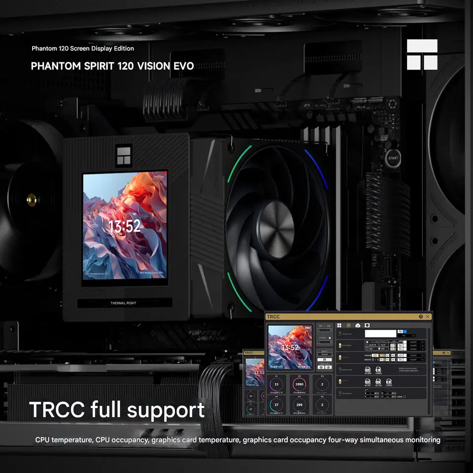 Thermalright PHANTOM SPIRIT 120 VISION EVO Computer Air Cooling