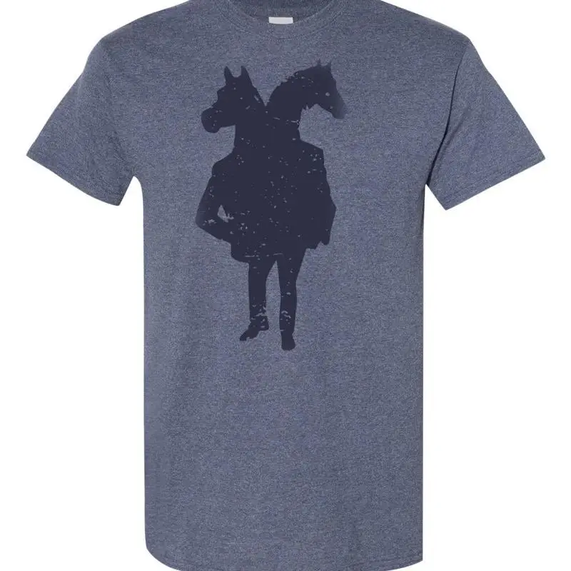 

Мужская футболка Wyld Stallyans с двумя головами лошади Билла Теда спереди и сзади 561