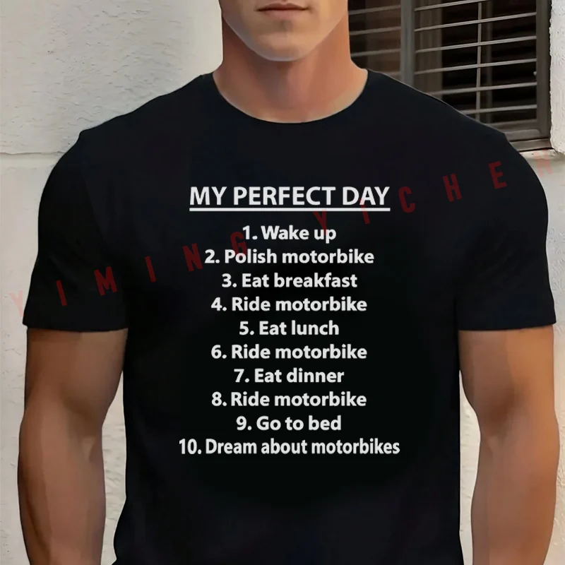 Camiseta de algodón para hombre, estilo casual, manga corta, para verano, ropa deportiva, camiseta de moto Cafe Racer Chopper Bike 2026
