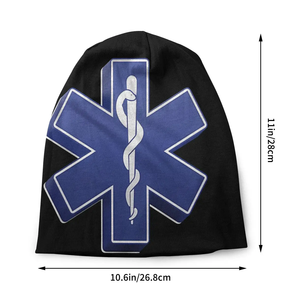 Bonnet Hats Star Of Life Men Women's Thin Skullies Beanies Hat Paramedic Emblem Autumn Spring Warm Cap Design Caps