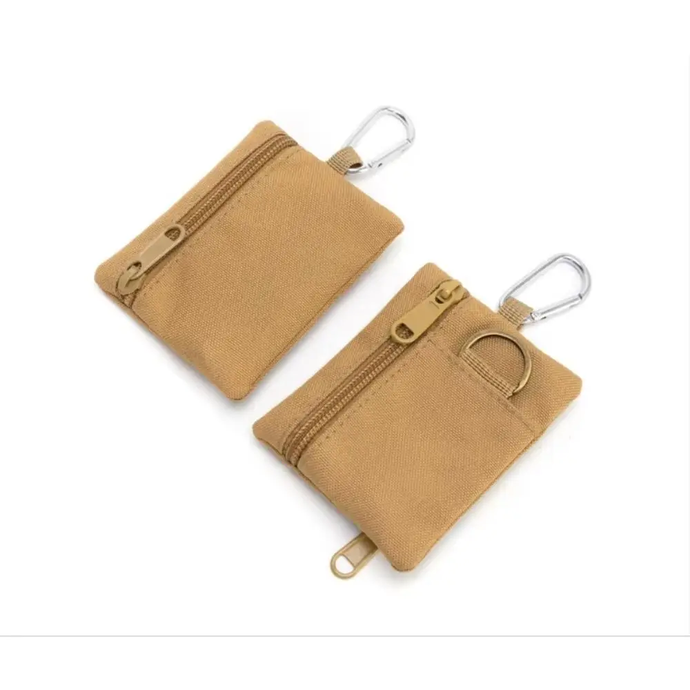 캐주얼 미니 동전 지갑 나일론 랜야드 지퍼 보관 가방 방수 옥스포드 천 지갑