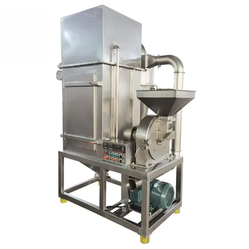 Air Conveying Automatic Pulverizer Unit Cyclone Separator Dust Collecting Herb Grain Powder Grinding Production Line