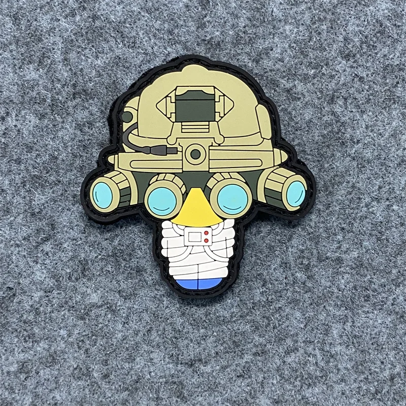 3D بولي كلوريد الفينيل طائرة بدون طيار الروسية التكتيكية شارة المعنويات ، متعة التصحيح ، نعتقد ملصقات ، هوك وحلقة ، شارة الملابس ، بقع الديكور على ظهره #4