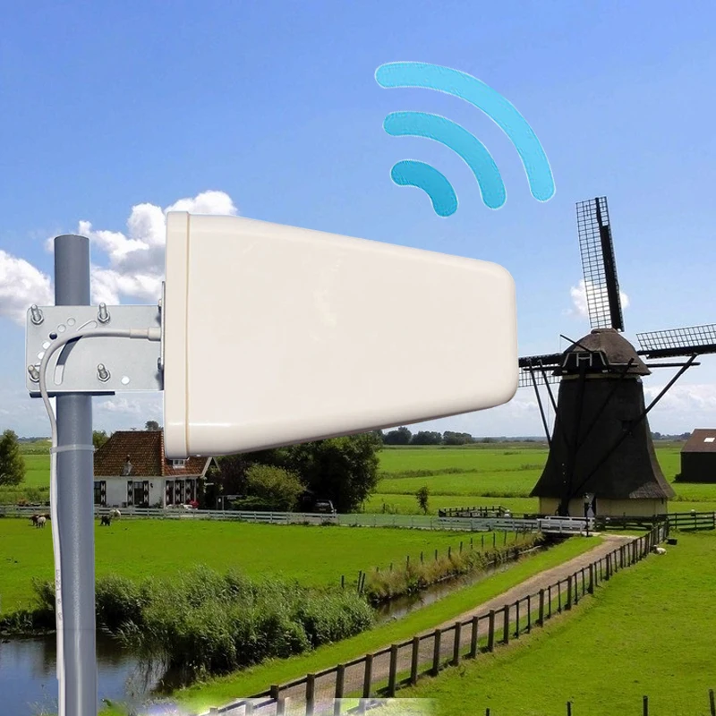 Antena impermeable para exteriores, amplificador de refuerzo de repetidor, 5G, 4G, LTE, 3G, GSM, IP67, 600 ~ 2700 ~ 4900Mhz, LPDA periódica, YAGI