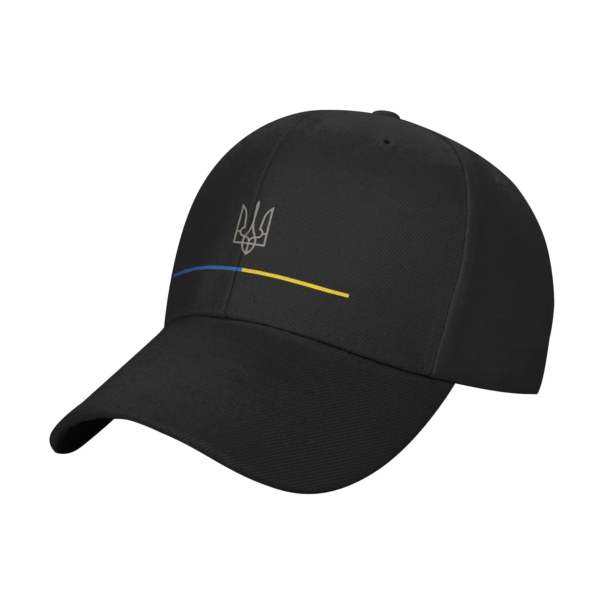 Summer Ukrainian Tryzub Escudo Zelensky Ukraine  Baseball Cap Fashion Design Sun Trucker Hat Men Adult Adjustable Baseball Caps