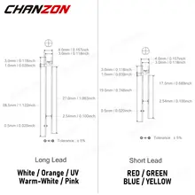 100pcs 3mm Color LED Assorted Bulbs #2