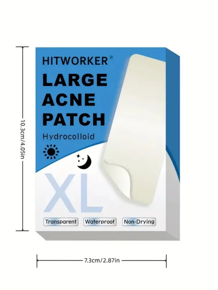 رقع غروانية مائية كبيرة الحجم مكونة من 18/30 قطعة - خالية من الكحول، خالية من العطور، مناسبة لعلاج حب الشباب وتنظيف العيوب