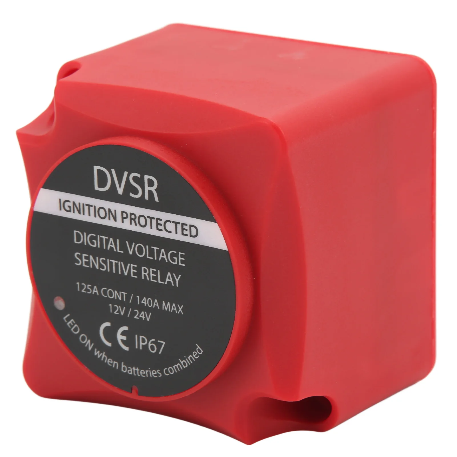 مرحل حساس للجهد VSR عازل البطارية تيار مستمر 12 فولت/24 فولت 140 أمبير مع منفذ مؤشر LED لسيارات ATV UTV RVs