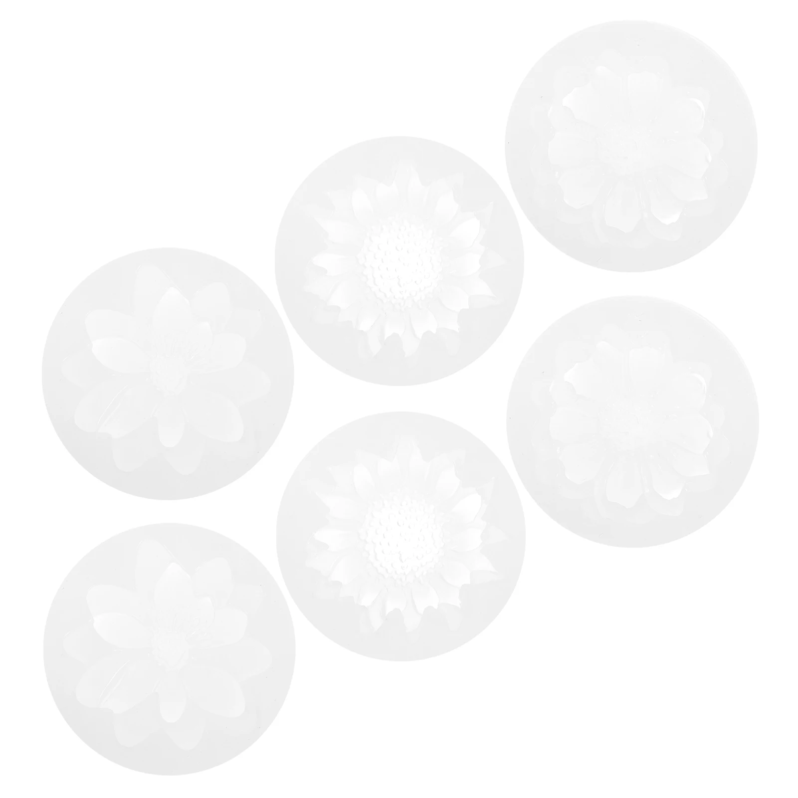 

6Pcs Flower Silicone Mold 3D Resin Mold DIY Jewelry Making Crystal Epoxy Craft Supplies Flower Resin Mould Hand Making Mould