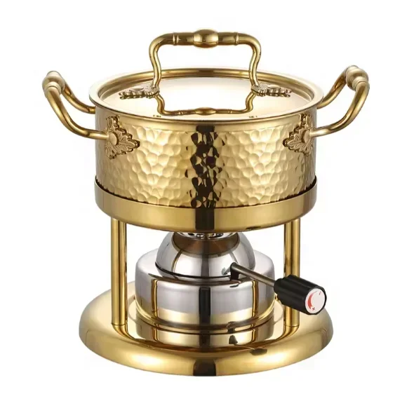 Low Price small inflatable food warmer set hot pot Stainless Steel Cooking Pot