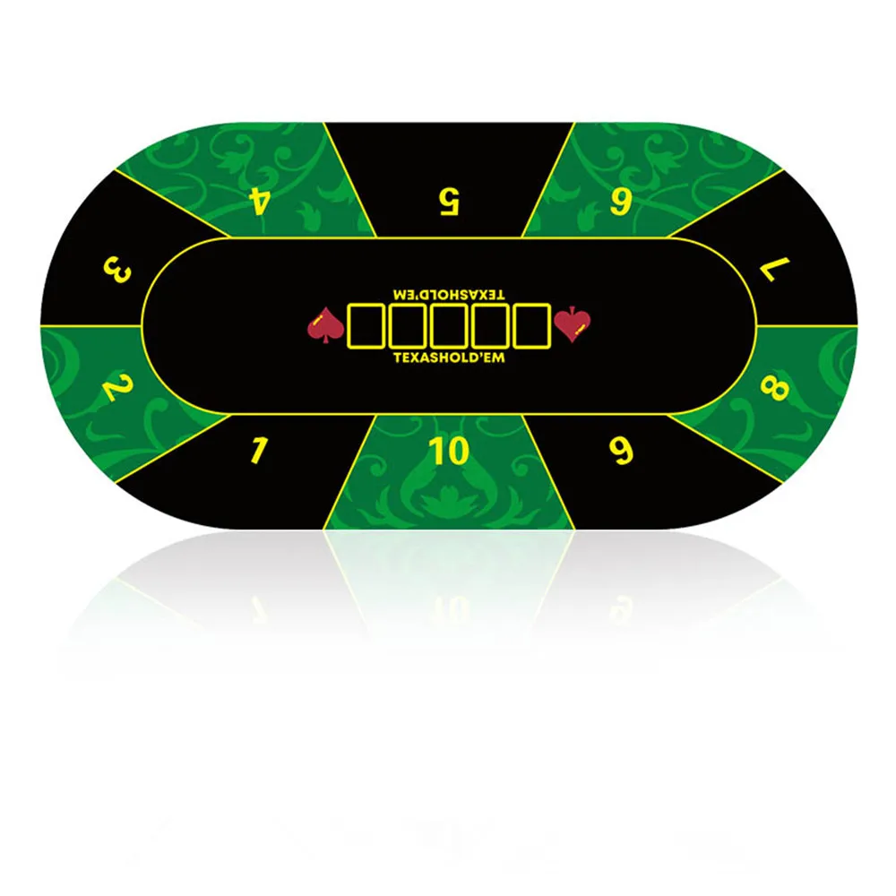 

Non-Slip Poker Mat Casino Texas Hold 'em Poker Mat Design Large Desk Mat Card Game Mat Durable Stitched Edge Desk Accessories