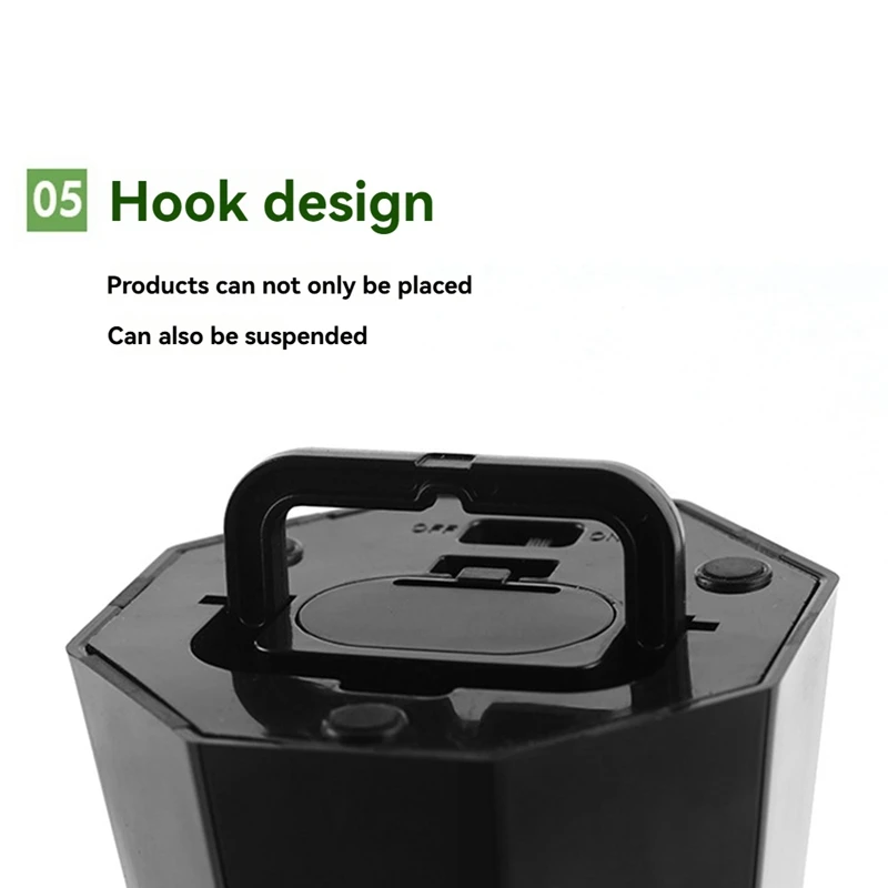 BAAG-휴대용 USB 플라이 팬 홀로그램 블레이드가 있는 테이블용 파리 말벌 꿀벌 야외 피크닉 팬 겁주기