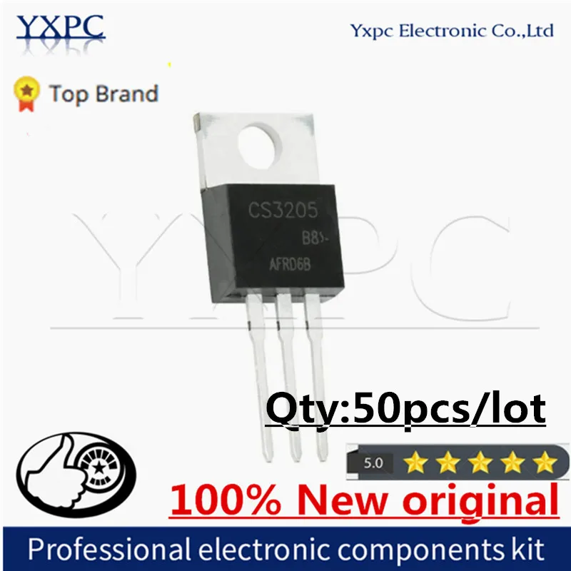 

100% New Imported Original CS3205B8 CS3205 3205 Can Replace IRF3205 TO-220 N-Channel MOS FET 60V 120a