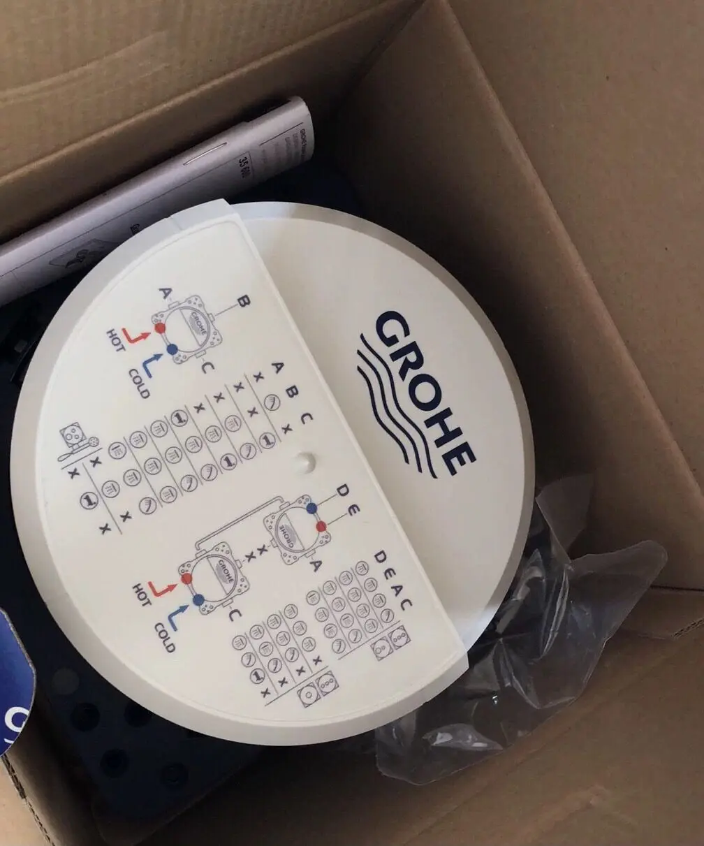 New GROHE New Button Panel Embedded Box 35600000