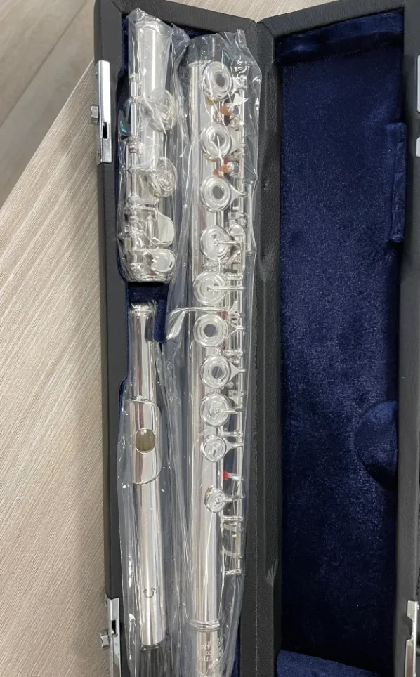 95% as MURAMATSU Flute-b Foot e-gorgeous Performance Musical Instrument Copper-nickel Silver Plated Flute