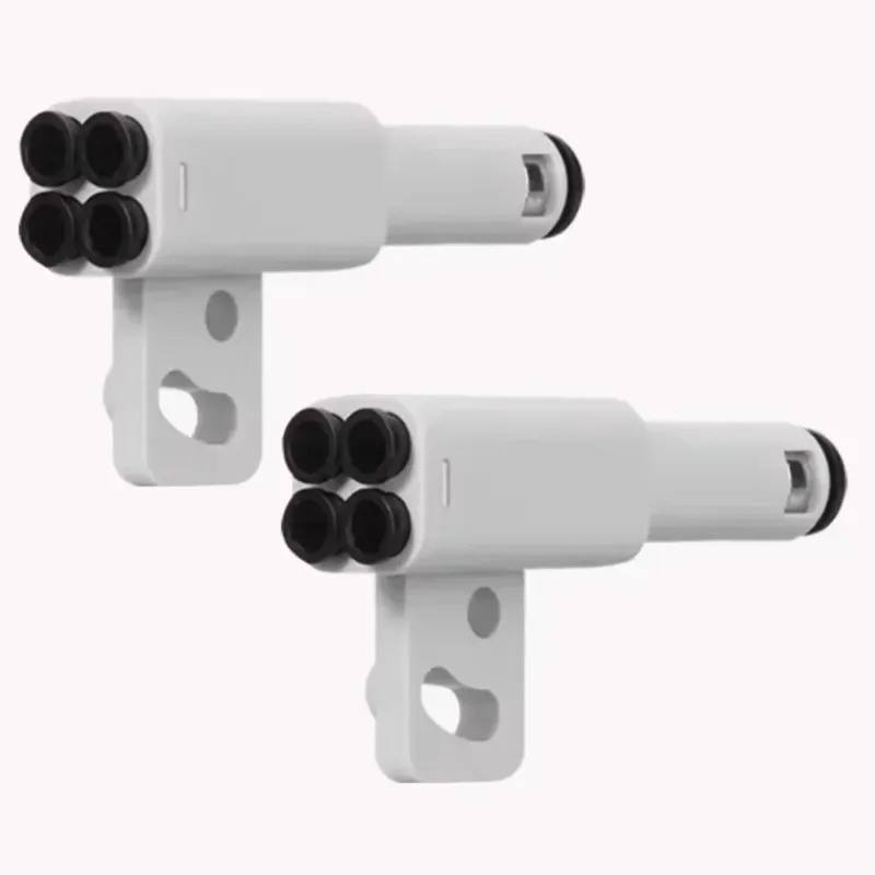 1/2/3PCS Bamboo Tube Expansion Port Parts Four in One Expansion Port AMS Connection 4 Bambulab X1/P1 X1C P1S P1P Feed Modules