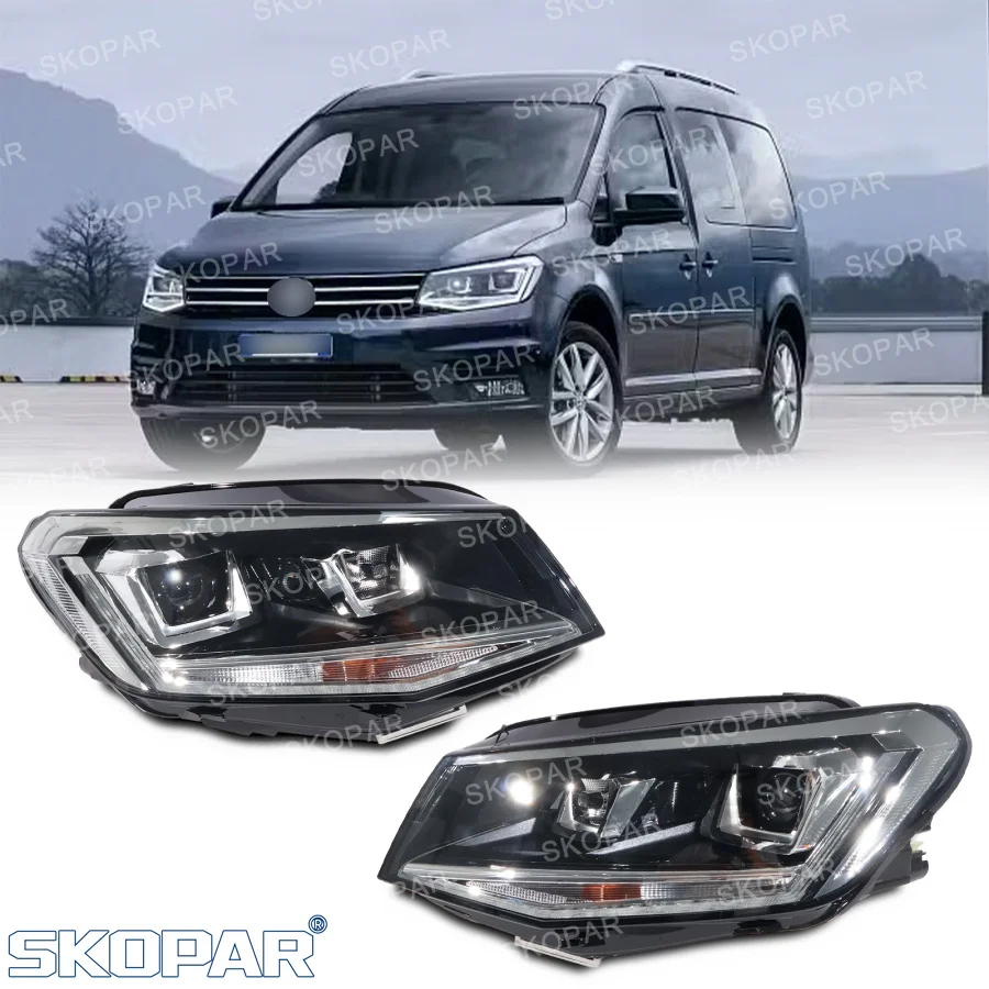

For VW Caddy LHD 2016 2017 2018 2019 2020 Car accessories HID Front Bumper Headlamp Headlight 2K1941039 2K1941040
