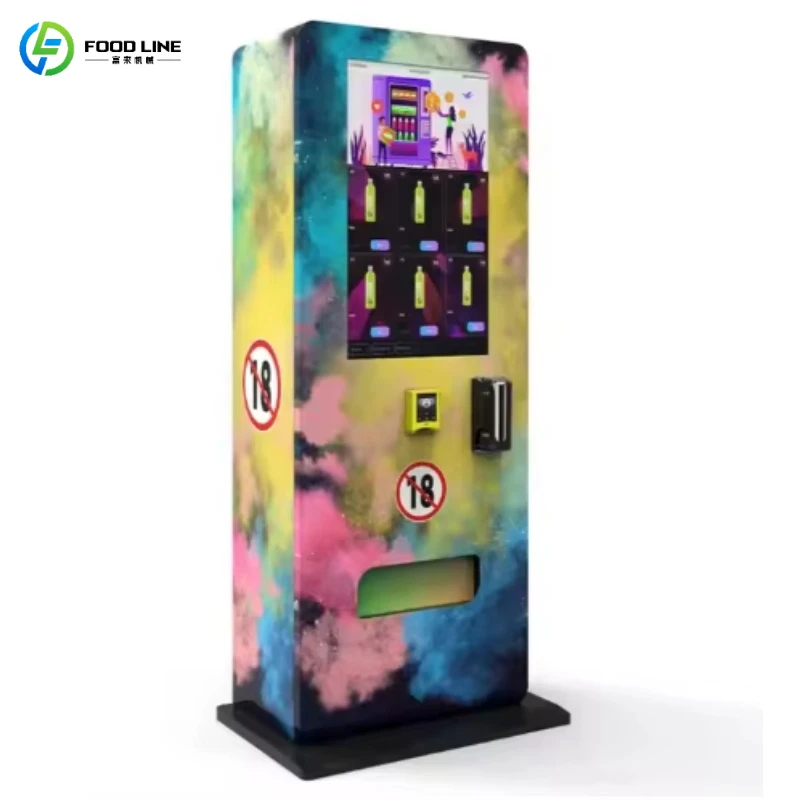 Customized Small Business Age Restricted Vending Machine Face Recognition Unmanned Automatic Retail Machine