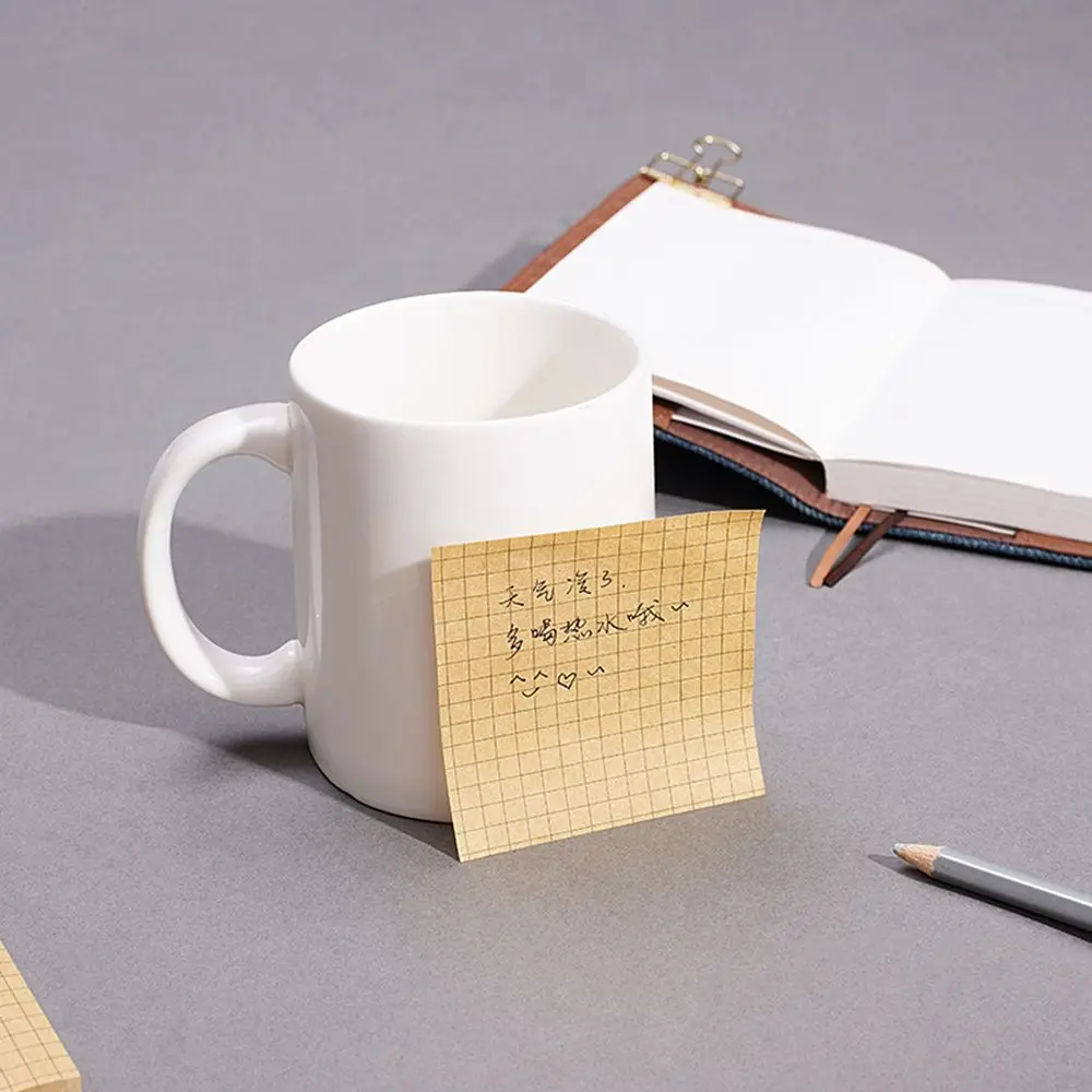 80 Sheets Office School Self-adhesive Bookmark Reminder Notebook Notepad Memo Pad Sticky Notes Stickers