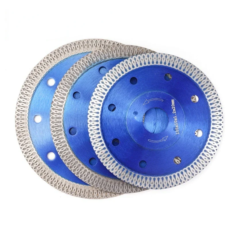 1pc 105/115/125mm Diamond Saw Blade For Porcelain Tile Ceramic Dry/Wet Cutting Stone Cut off Saw Blade Diamond Cutting Disc