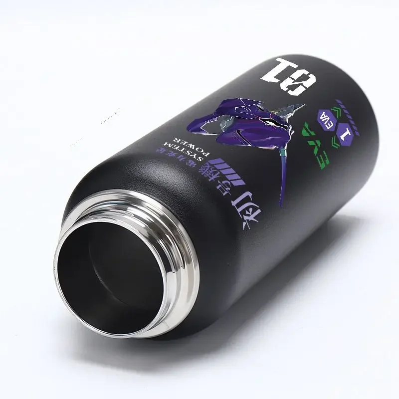 Neon Genesis Evangelion Unit 0 Unit 0 Anime Cartoon Boys Sports Portable Extra Large Water Bottle Creative Trendy Thermos Cup