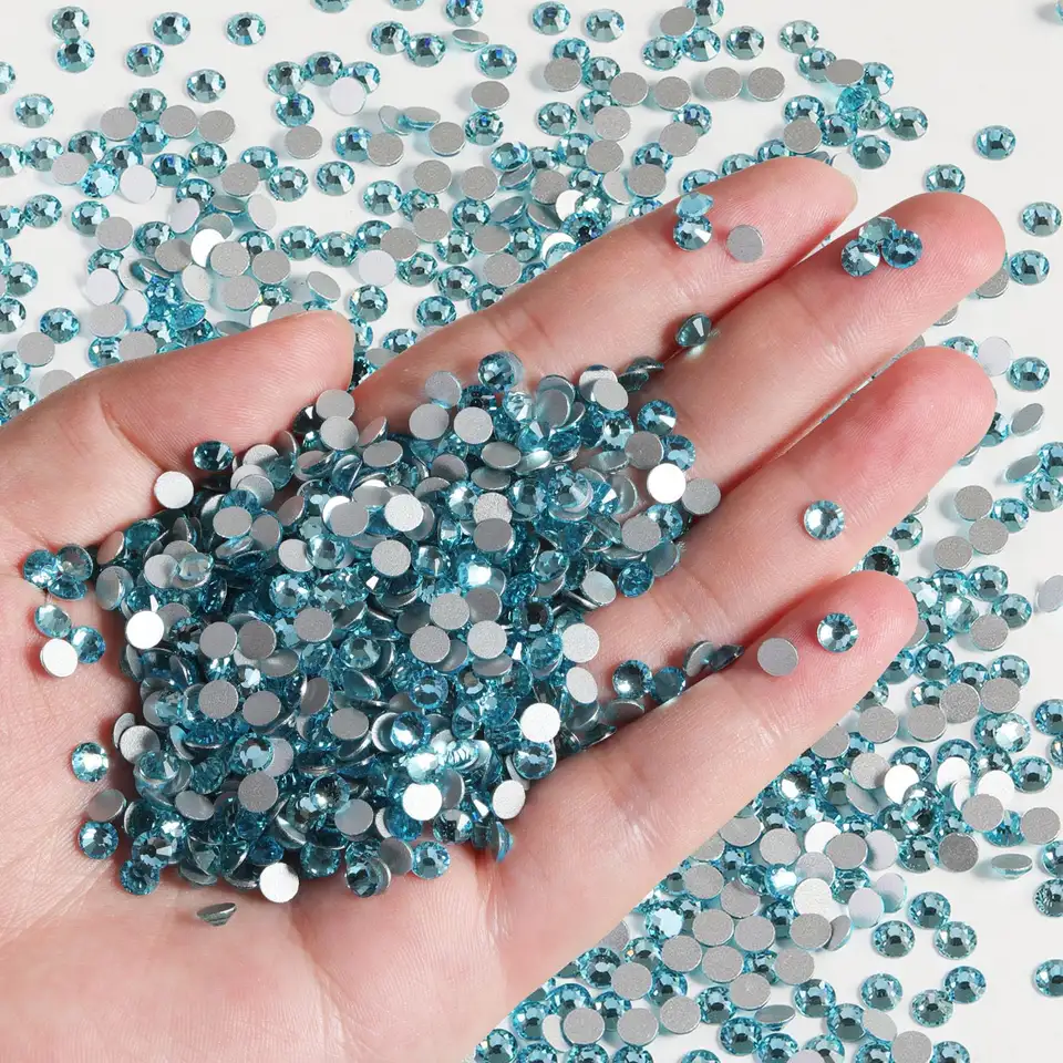1000pcs Non Hot Fix Rhinestones 2/3/4mm Round Resin Flatback Crystal Rhinestone DIY Nail Art Jewelry Garment Decorations Glue On - 5