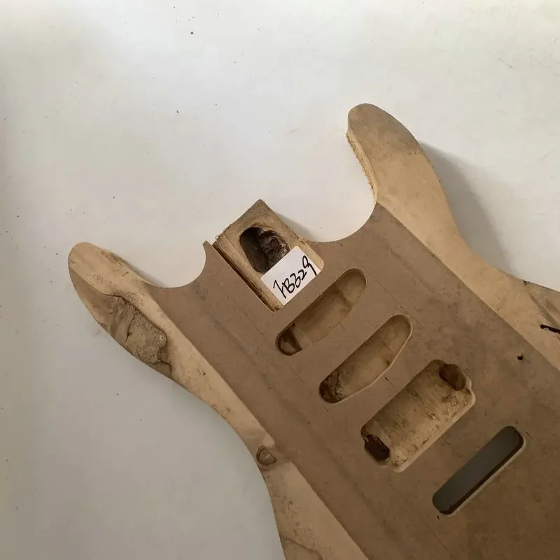 FB329  Sample Test Order SSH Pickups Custom Bridges 6 String Electric Guitar Unfinished ST Guitar Body for Replace DIY