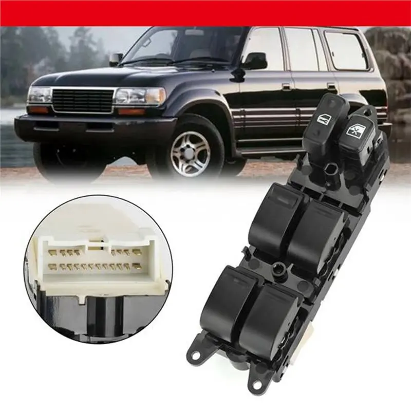 ABQB-Power Window Switch 84820-60100 8482060100 Glass Lift Control For Lexus LX470 1999-2002
