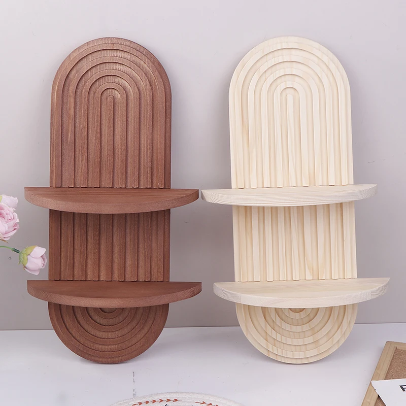 나무 벽 선반 벽 마운트 촛불 Sconces 교수형 랙 책장 꽃병 디스플레이 선반 홈 장식 벽 마운트 선반