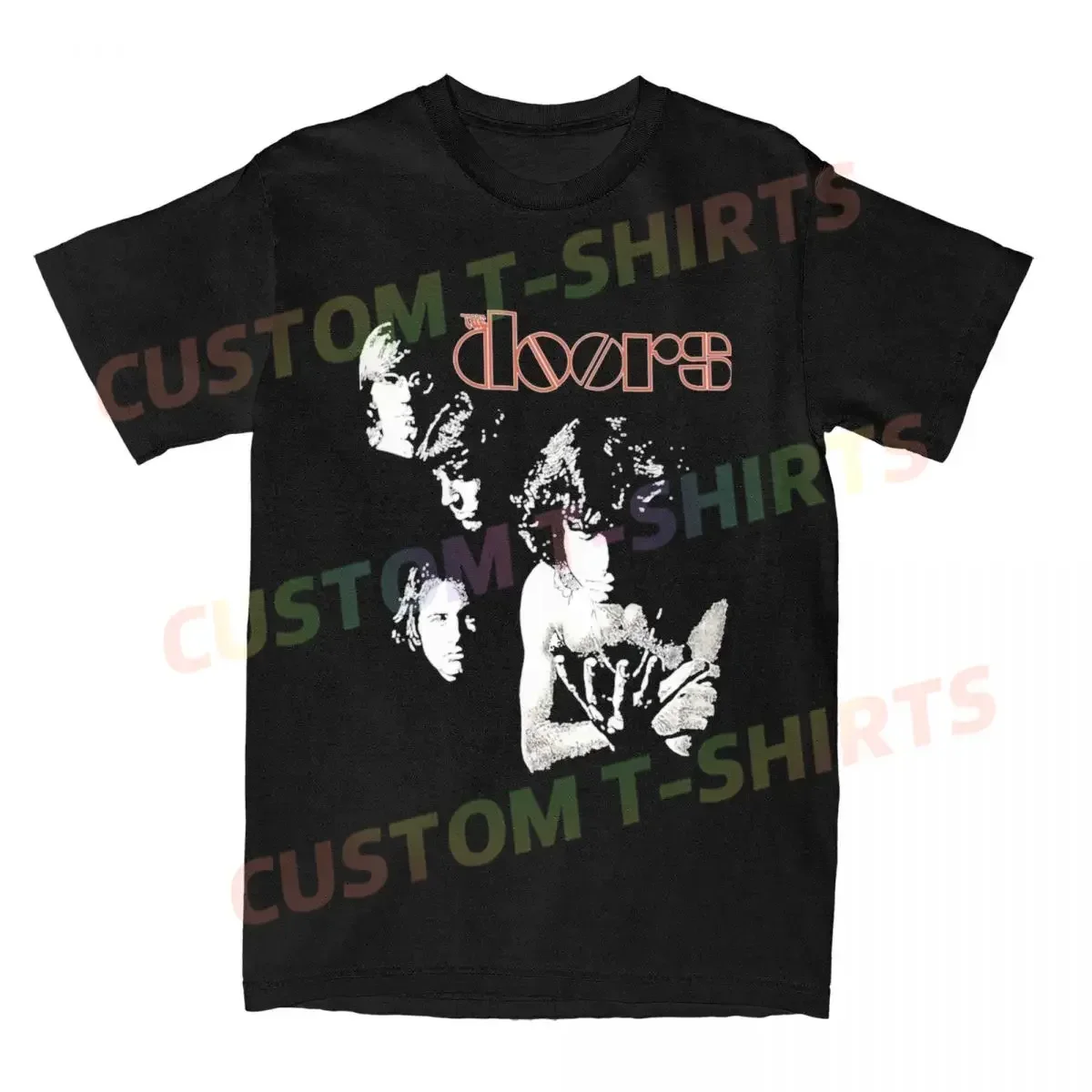 

Men Women's The Doors Band Eight Perfect Gift Fan Graphic T Shirt Merch Amazing Pure Cotton T Shirts Tee Clothing Original