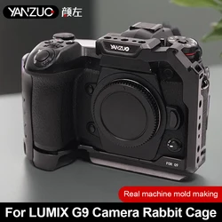 YANZUO Portable Camera G9 Rabbit Cage Set Is Suitable For Panasonic For Lumlx G9 Camera Metal Camera Holder 1/4 Hole Camera Cage