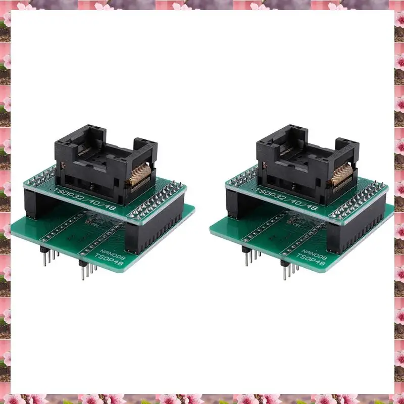 2025 2X Andk Tsop48 Nand Adapter Only For Xgecu Minipro Tl866ii Plus Programmer For Nand Flash Chips Tsop48 Adapter Socket,2X An
