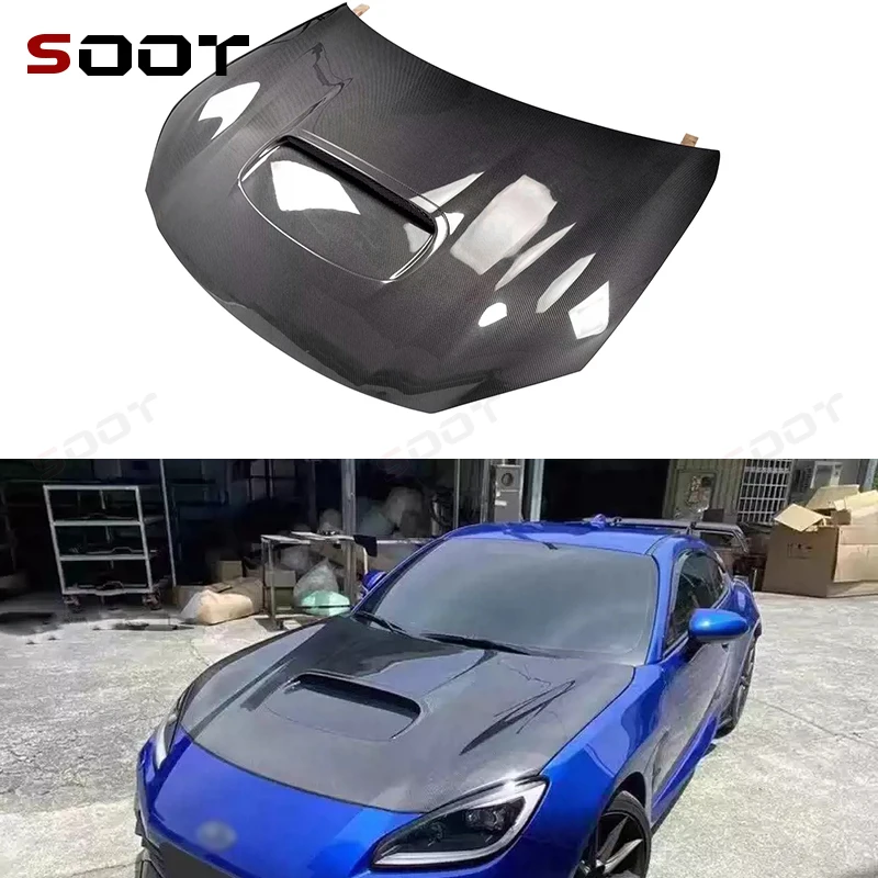 

For Toyota GR86 ZN8 ZC8 ZD8 Subaru BRZ Carbon Fiber Car Front Bumper Engine Hood Bonnet Vent Cover Parts Auto Parts