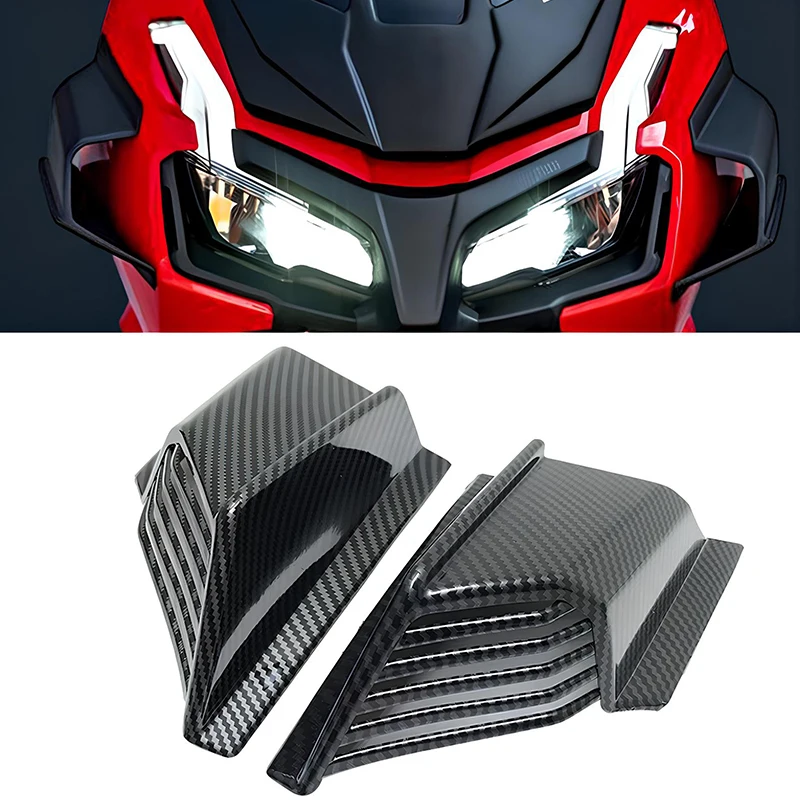 

Для Honda ADV150 ADV 150 2019-2023 мотоцикла боковое крылышко ветровой плавник спойлер передний обтекатель защитная крышка