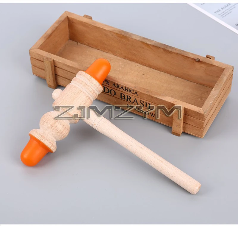 Cross Point Stick Wood Pressure Point Stick For Silicone Meridians Neck Shoulder Waist Back Sole