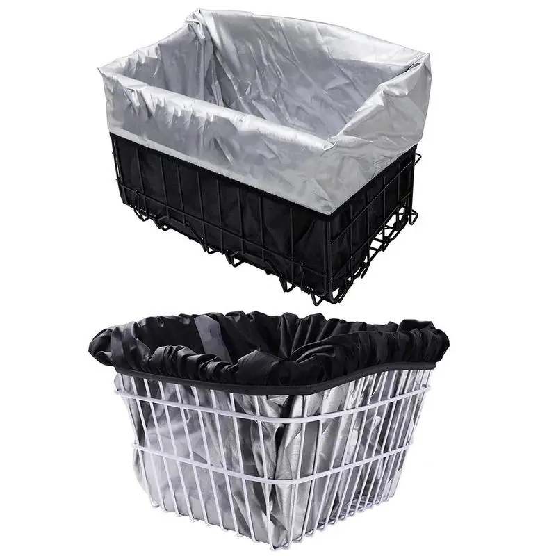 Waterproof Bike Basket Liner Ripstop Material Covering Rainproof Basket Liner Waterproof Rain Liner Fits Most Foldable Bicycle