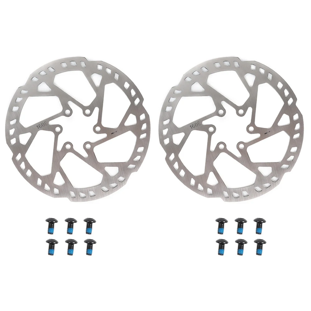 

2Pc RotorElectric Scooter Bicycle BrakeRotor 140mm-203mm DiscRotor 2.3MM Abs Bracket Elelctric Bicycle Accessories Steel Parts