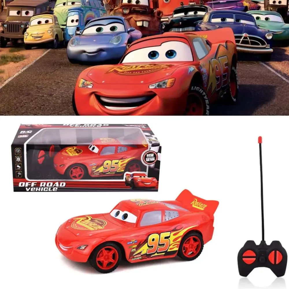 2026 Pixar Cars 3 Electric Toy Car Lightning Mcqueen Remote Control Toy Simulation Racing Christmas Gifts Birthday Gift
