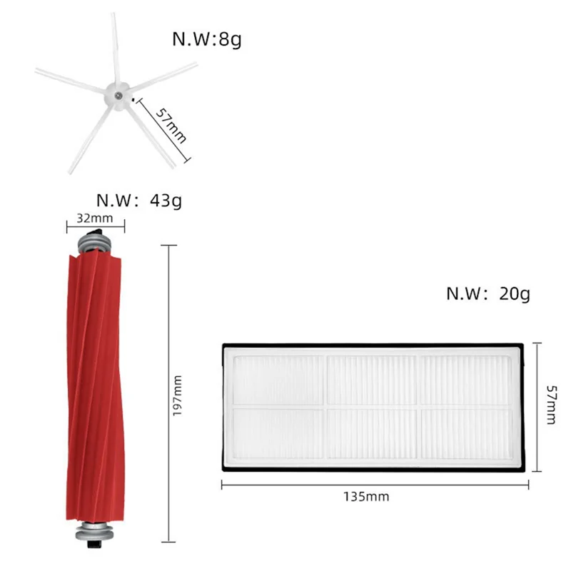 ل Xiaomi Roborock S7 S70 S75 S7 Max T7S / T7S Plus Hepa تصفية ممسحة القماش مكنسة كهربائية أجزاء الملحقات