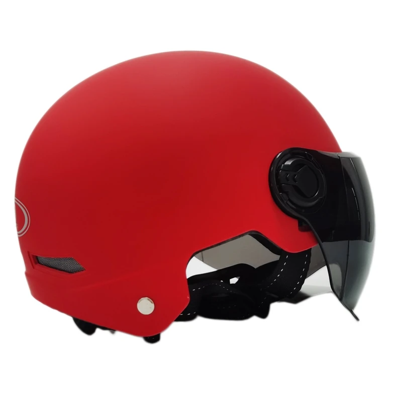 Ciclismo capacete com lente óculos, proteção auricular, capacete de bicicleta, ABS Shell, EPS Inner Bike Hard Hat