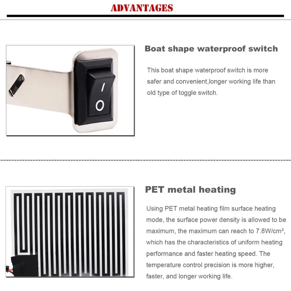 12 فولت دراجة نارية ساخنة مقبض القبضات E-الدراجة الثلج المقود مقابض سخان لهوندا سوزوكي ياماها الدراجات النارية قبضة تدفئة