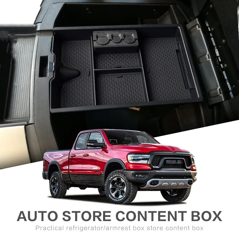 

Car Center Console Organizer For Dodge RAM 1500 2500 3500 Multifunction Central Armrest Storage Box Stowing Tidying Accessories